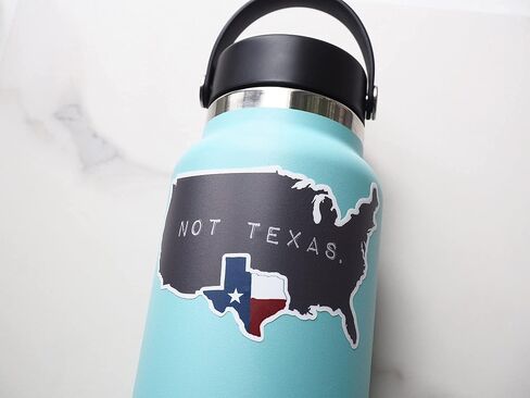 Texas, Not Texas Bumper Sticker, Funny Texas Stickers for Hydroflask, Lone Star TX Pride Sticker, Houston Austin Dallas San Antonio Decal in Saudi Arabia