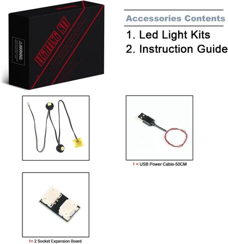 BrickBling LED Light Compatible with Lego Halloween Cat & Mouse 40570 Building Kit,Halloween Décor Lights Compatible with Lego 40570, Creative Lighting Kit-Not Included The Model in Saudi Arabia