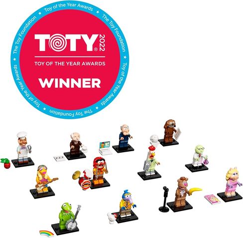 Lego Minifigurs the Muppets Limited Edition Toldible 71035 Toys للعب الأدوار أو مجموعة التمييز ؛ إضافة إبداعية لأي مجموعة للأطفال الذين تتراوح أعمارهم بين 5 سنوات وما فوق (حزمة 6) in Saudi Arabia