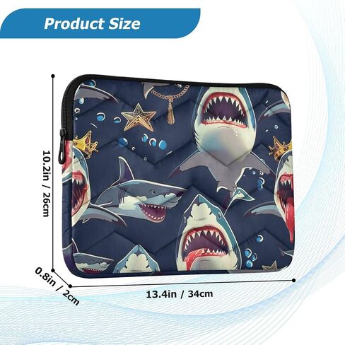 Bee on Black Background (4) Laptop Sleeve 15.6 inch, Protective Laptop Case Briefcase Notebook Cover Carrying Computer Bag for Travel Work in Kuwait