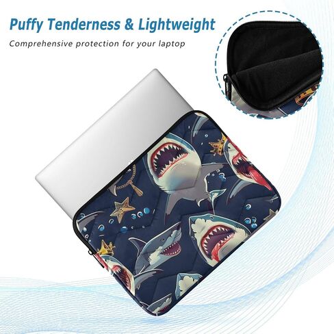 Bee on Black Background (4) Laptop Sleeve 15.6 inch, Protective Laptop Case Briefcase Notebook Cover Carrying Computer Bag for Travel Work in Kuwait