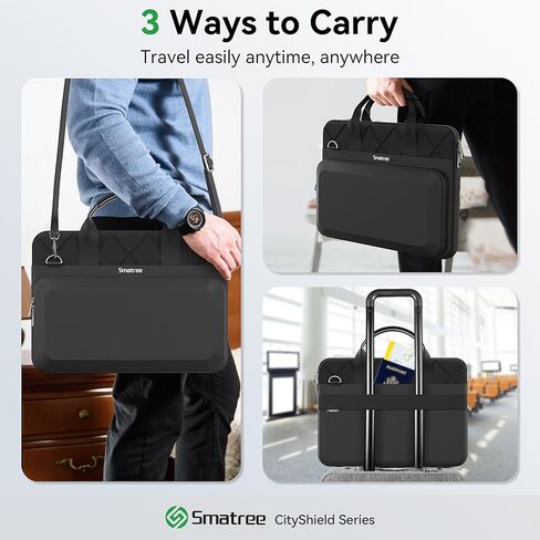Smatree CityShield Laptop Shoulder Case for 14 inch Razer Blade 14 2024/2023/2022 Gaming Laptop, Razer Computer Case with External Accessory Pocket and Handle (MC05) in Saudi Arabia