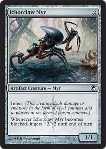 Magic: the Gathering - Ichorclaw Myr - Scars of Mirrodin in Saudi Arabia
