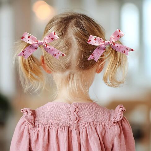 Cherry Bow Wired Edge Ribbon 20 Yards Craft Ribbons Pink Ribbon for Wreath Hair Bow Wrapping Gifts Packing, Cherry Grosgrain Ribbons Birthday Weeding Gender Reveal Party Home Accessory Decorations in Saudi Arabia