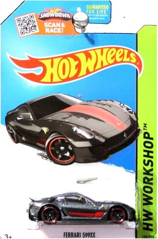 Hot Wheels 2015 HW Workshop Ferrari 599XX 188/250, Dark Gray in Saudi Arabia