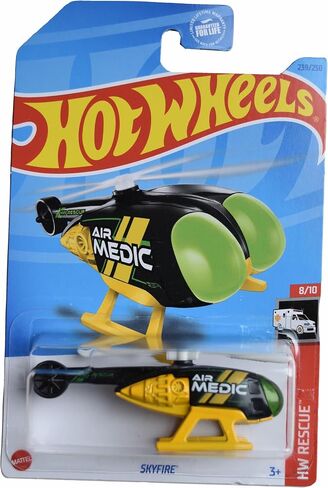 Hot Wheels Skyfire ، HW Rescue 8/10 [الأخضر/الأصفر/الأسود] in Saudi Arabia