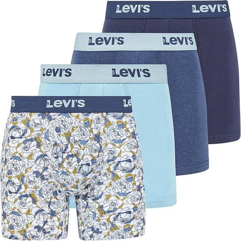 Levi's Mens Boxer Briefs Breathable Stretch Underwear 4 Pack in Saudi Arabia