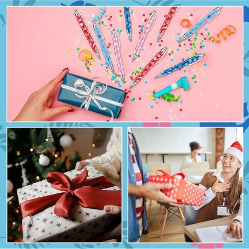 24 Pcs Blue Cartoon Ballpoint Pens Bulk Cute Black Ink Retractable Pen Smooth Writing Birthday Party Favors Gift School Office Supplies in Kuwait