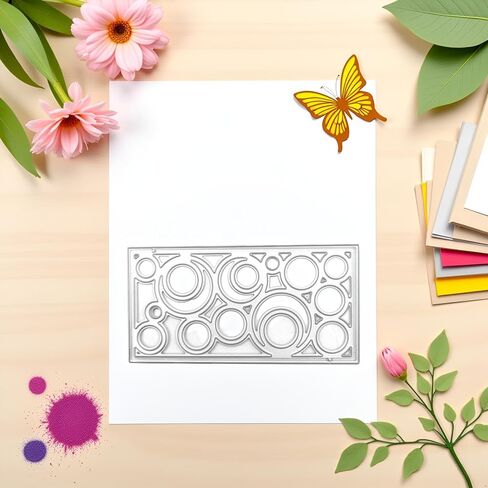 يموت القطع المعدنية في إطار دائرة جوفاء ، لألبوم صور DIY ، ألبوم زخرفي ، يموت ورق النقش لصنع البطاقات. in Saudi Arabia