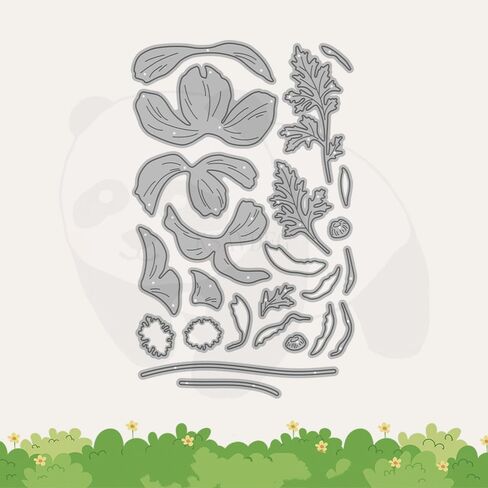 Splicing Two Flowers Die Cuts DIY Sewing Metal Cutting Dies for Handmade Card Making Stencils Festivals Scrapbooking Album Paper Craft Template in Saudi Arabia