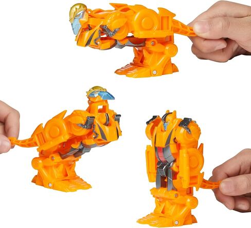 Transformers Earthspark 1-Step Smash Changers Terran Jawbreaker 4 بوصة الشكل ، ألعاب الروبوت للبنين والبنات 6 وما فوق in Saudi Arabia