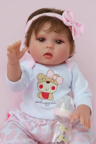Reborn Baby Dolls, 22 inch Weighted Baby Lifelike Reborn Doll Girl, Lucy in Saudi Arabia