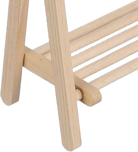 Doll Mini Hanger Dress Up Rack for Room Miniature Ministable Clothing Rack Decor in Saudi Arabia