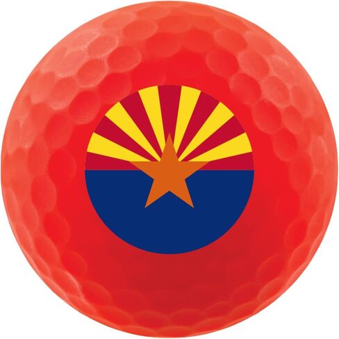حزم هدايا Volvik Vivid Golf Balls State Edition | كرات الغولف في ولاية كولورادو | مسافة نهائية بملمس ناعم | رؤية عالية وديناميكية هوائية | 4 كرات مع قلم تحديد كروي ومشبك قبعة مغناطيسي 2.0 in Kuwait