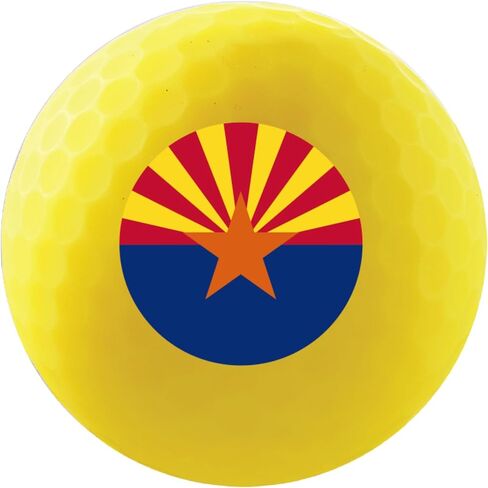 حزم هدايا Volvik Vivid Golf Balls State Edition | كرات الغولف في ولاية كولورادو | مسافة نهائية بملمس ناعم | رؤية عالية وديناميكية هوائية | 4 كرات مع قلم تحديد كروي ومشبك قبعة مغناطيسي 2.0 in Kuwait
