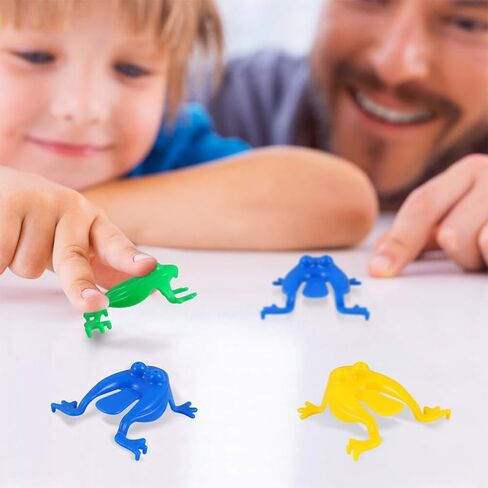 ألعاب Toyvian 20pcs للأطفال الصغار - متعة كذاب الضفادع البلاستيكية ، ومفضلات حفلات الأطفال ، واللعب التعليمي والتفاعلي ، وحشو سلة عيد الفصح in Saudi Arabia