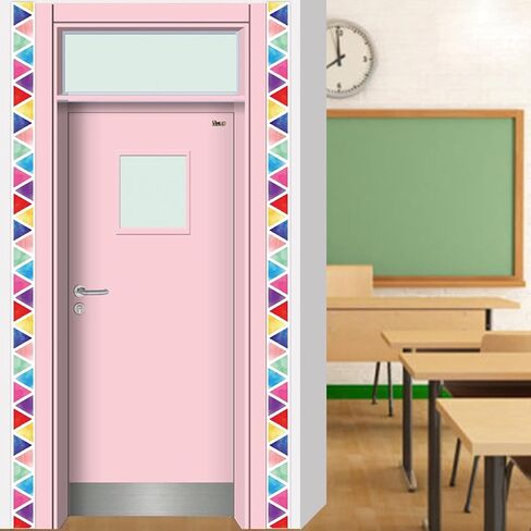 Fancy Land Watercolor Bulletin Board Borders for Classroom Decor Colorful Straight Trim Border for Art Class Chalkboard Decoration Back to School Supplies 36ft in Saudi Arabia