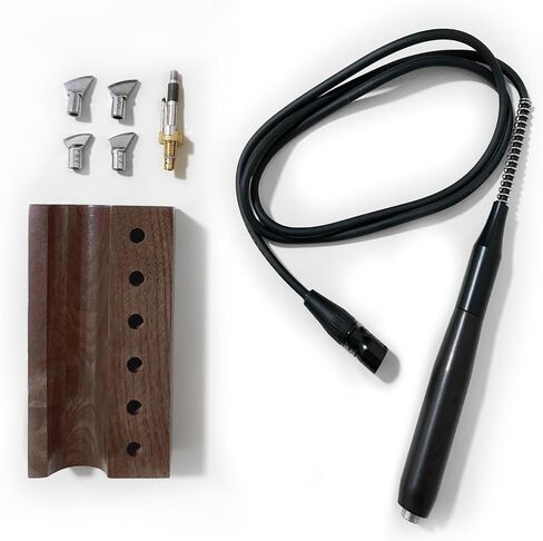 7Pcs Leather Creaser Machine Handle & Heating Head Replacement, Universal Fabric Sealing Iron Press Tip Set for Leather Edge Creaser, Heat Resistant & Durable​ in Saudi Arabia