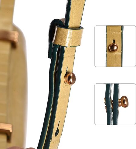 uxcell 5 Set 6mm Solid Brass Round Head Stud Screw Rivets Post Fastener for DIY Leather Craft Belt Wallet Handbag Decoration Repairs, Bronze Tone in Saudi Arabia