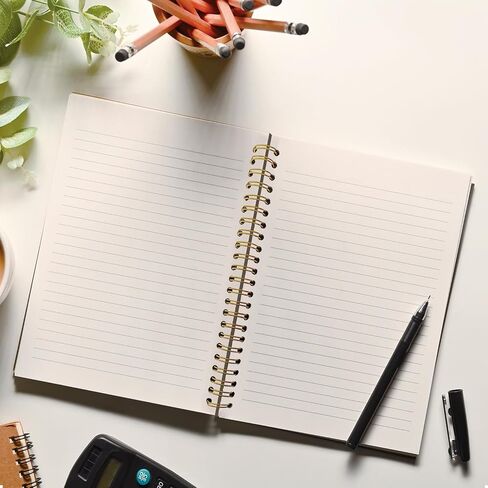 خطاب الأولي K Noteboor ، هدايا monogrammed للنساء ، مجلات دفتر ملاحظات مخصصة للكتابة ، المجلات المفترسة الشخصية اللطيفة للنساء الأزهار غلاف دفتر حلزوني 5.5x8.3 in Saudi Arabia