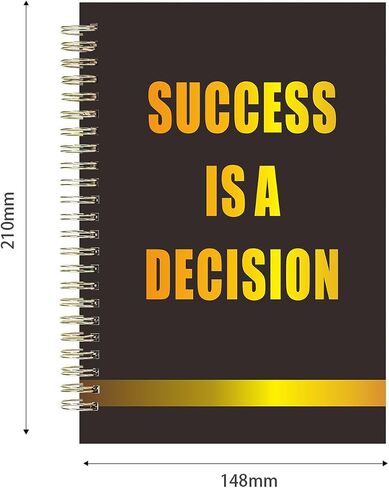 heshengzaixian Inspirational Quotes Spiral Notebook Journal, Softcover with Removable Dividers Wire Bound 160 Pages/80 Sheets Each, A5(8.5 "x 5.7") for Students Office Business Diary Book in Saudi Arabia