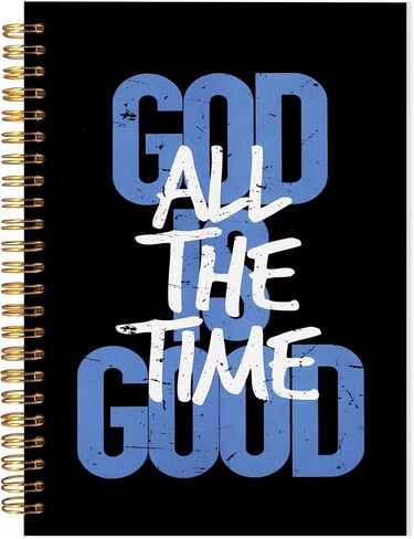 Ladock God جيد طوال الوقت دفتر ملاحظات مسيحي ، مجلة آية الكتاب المقدس ، الهدايا المسيحية للنساء ، ملاحظات الكنيسة دفتر ، مجلة الصلاة الدينية للمرأة ، 5.5 × 8.3 in Saudi Arabia