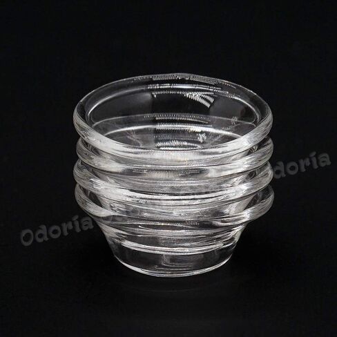 Odoria 1/12 Miniature Glass Bowls 4Pcs Dollhouse Decoration Accessories in Saudi Arabia