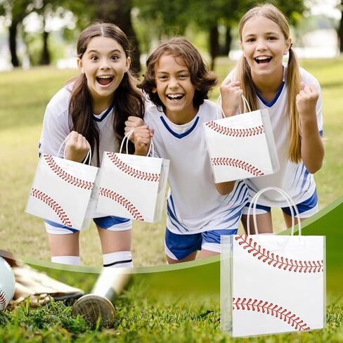 16 Pieces Soccer Clear Gift Bags Soccer Transparent Treat Goodie Bags Sport Clear PVC Snack Bags with Handles for Sports Team Birthday Holiday Party Decorations Supplies (Soccer) in Kuwait