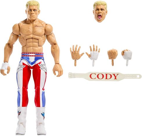 WWE Cody Rhodes (RWB) Elite Top يختار 2025 (الموجة 4) in Kuwait