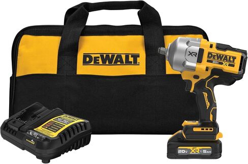 DEWALT 20V MAX Cordless Impact Wrench Kit, 1/2" Hog Ring, Battery and Charger Included (DCF961GP1) in Saudi Arabia