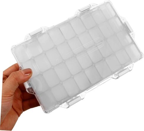 Gatuida 36-Compartment Plate Balette Paint Paint Case Lid for Attists مناسبة للسفر والرسم في الهواء الطلق in Saudi Arabia