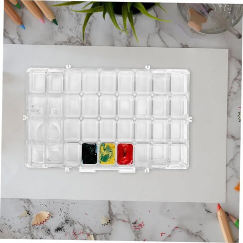 Gatuida 36-Compartment Plate Balette Paint Paint Case Lid for Attists مناسبة للسفر والرسم في الهواء الطلق in Saudi Arabia