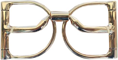 HILASON Horse Bit D Shape Ring Forward Copper Inlays Stainless Steel | Horse Bit | Horse Bits Western | Walking Horse Bits | Training Horse Bit | Equine Bits | Bit for Horses in Kuwait