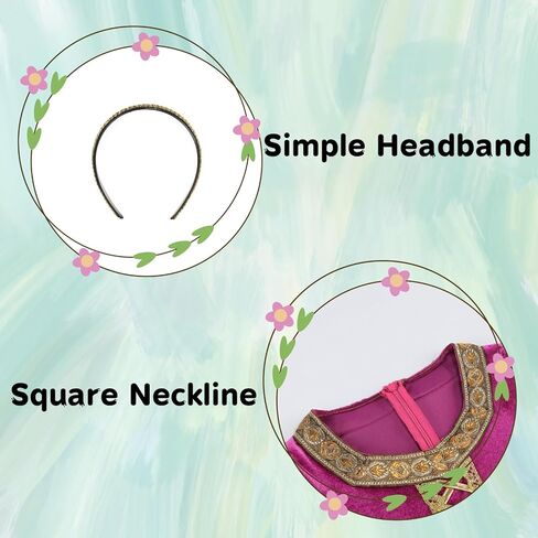 Lmyove Girls Renaissance Renaissance Princess Costume ، Kids Kids Mediy Fariy Costume Halloween Up up （Golden Edged Powder ， 10-12y） in Kuwait