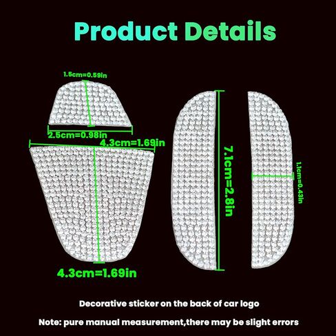 2 pcs Bling Volume Sound Radio Switch Knob Navigation Knob Trim Cover Crystal Rhinestones Trim Compatible with Honda Accord Accessory Sport EX EX-L Touring 2021 2020 2019 2018 in Saudi Arabia