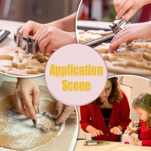 UniCraftale 30pcs 10 أنماط أنماط الكعكة ثقب الأدوات مجموعة 3 أحجام قلب نجم زهرة جولة جوفاء الكعك أدوات الفولاذ المقاوم للصدأ الفولاذ الثقب القطع مجموعة وفاة ل DIY خافتة مبلغ الشاي بعد الظهر يموت in Saudi Arabia
