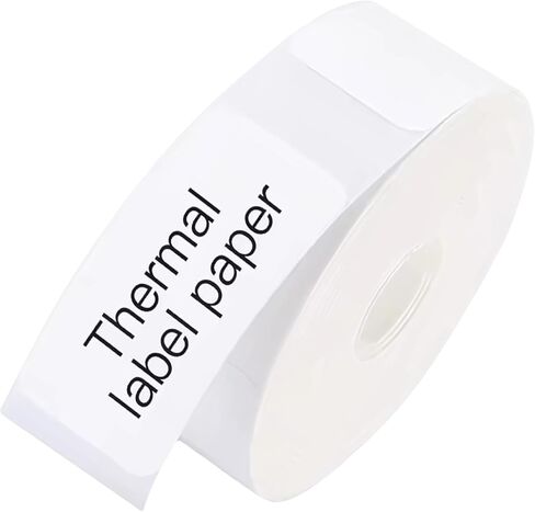 ملصقات ورقة للطابعة الحرارية المحمولة ، ملصقات وملصقات المكاتب ذاتية اللصق 14mmx40mm مكيّفة جميعها من ورق الطباعة الحرارية ، 180 ملصقات/لفة in Kuwait