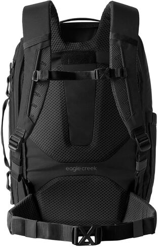 Eagle Creek Tour Travel Pack 40L - حقيبة ظهر خفيفة الوزن ، مع التخزين القابل للتوسيع ، مقصورة الكمبيوتر المحمول - لديها ميزات جاهزة للسفر للمغامرات العالمية - Black in Kuwait