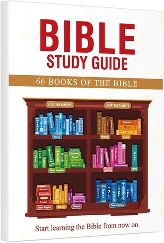 gisgfim 66 Bible Study Guide Chronological Christian Books of The Bible Poster Study Workbook for Beginners Sunday School Religious Supplies for 2025 VBS Back to School Church Classroom Decor in Saudi Arabia