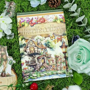 Creative Journaling Sticker Book Ice and Snow World Stickers Scenery PET Material for Junk journals Pre-Cut Fantasy Stickers for Scrapbooking (91284) in Saudi Arabia