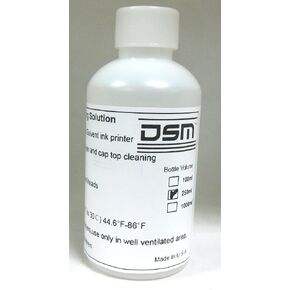 DSM Eco Solvent Cleaning Solution 250ml for Mimaki Roland Mutoh Epson Ink Line Head Flushing Liquid (Made in USA) in Saudi Arabia
