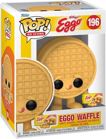فونكو بوب! أيقونات الإعلان: Kelloggs - Eggo Waffle - Finyl Figure - فكرة الهدية - البضائع الرسمية - للأطفال والبالغين - مراوح أيقونات الإعلان - نموذج نموذج لهواة الجمع والعرض in Saudi Arabia