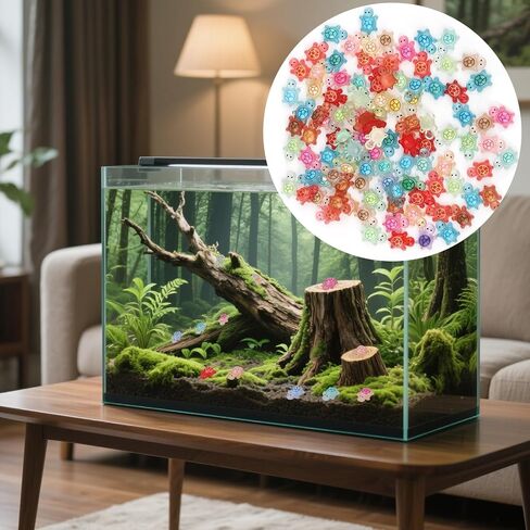100pcs Luminous Mini Resin Turtles, Glow in The Dark Tiny Resin Turtles Tiny Animals to Hide Miniature Things Dollhouse Miniatures for Garden Micro Landscaping Decoration in Saudi Arabia