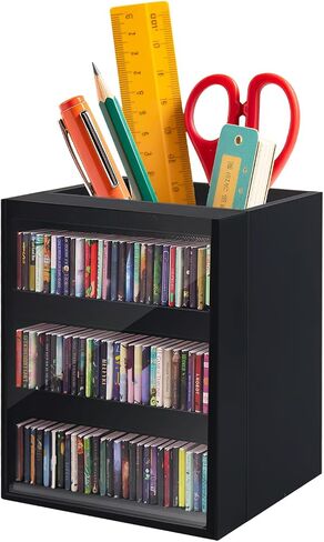 Anxiety Bookshelf Ornament Mini Bookshelf Miniature Library with 100pcs Mini Books, Mini Bookstore, Shake Off Your Anxiety, Bookmark or Pencil Holder Organizer for Book Lovers Home Decor (White) in Kuwait