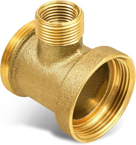 EVERFLOW WMT112S 1-1/2" BRASS WASHING MACHINE TEE WITH FIP TO SLIP JOINT CONNECTIONS in Saudi Arabia
