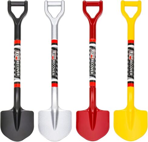 أدوات المجرفة المعدنية محاكاة الملحقات الزخرفية الزخارف المتوافقة مع Tamiya CC01 AXIAL SCX10 TRAXXAS RC4WD D90 D110 1/10 RC Crawler Truck Car (Black) in Kuwait