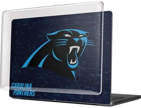 Skinit Case + Skin Compatible with MacBook Pro 14in (2021) - Officially Licensed NFL Carolina Panthers Distressed Design in Saudi Arabia