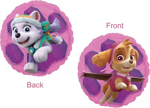 Skye and Everest 4th Birthday Party Supplies Girl Paw Pups on Patrol Balloon Bouquet Decorations 5Ct in Saudi Arabia
