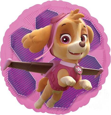 Skye and Everest 4th Birthday Party Supplies Girl Paw Pups on Patrol Balloon Bouquet Decorations 5Ct in Saudi Arabia