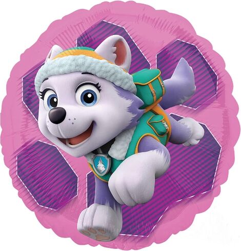 Skye and Everest 4th Birthday Party Supplies Girl Paw Pups on Patrol Balloon Bouquet Decorations 5Ct in Saudi Arabia